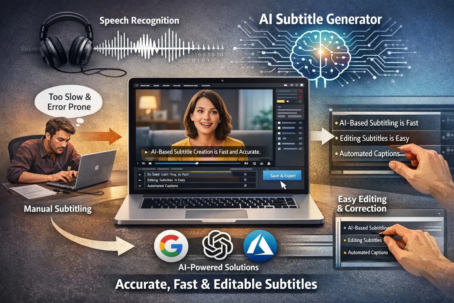 How to Create Accurate, Fast, and Editable Video Subtitles