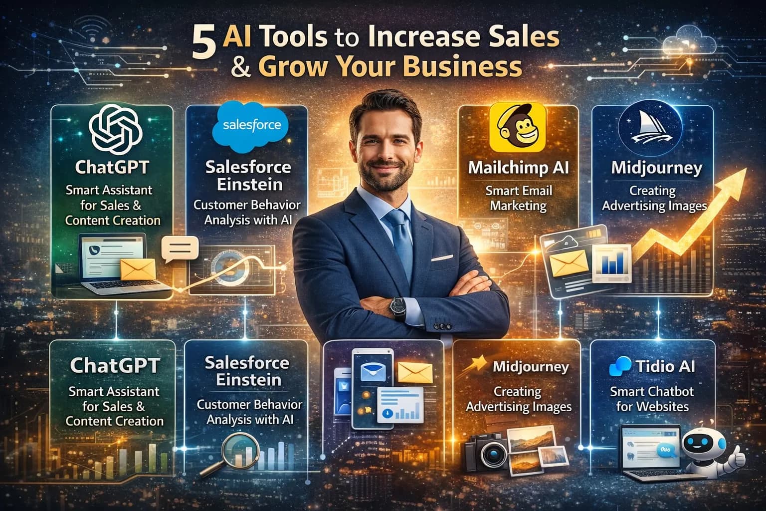 5 AI Tools to Increase Sales and Grow Your Business