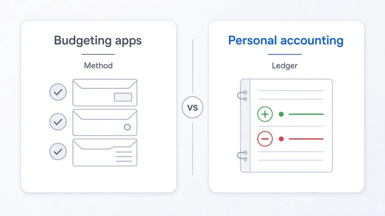 Personal accounting vs budgeting apps — why a calm ledger still wins